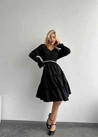 Жіноча базова приталенасукня костюмний креп Одеса