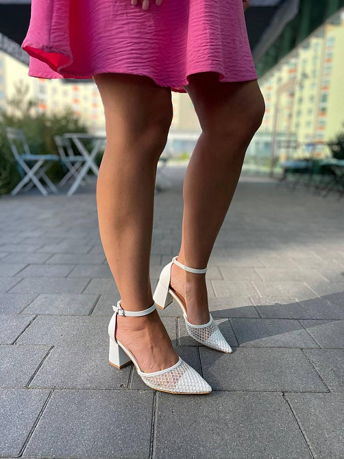 SMALL SWAN Босоніжки жіночі SMALL SWAN L11-274-2 білі (літо, еко-шкіра) (5897) Коломия - фото 6