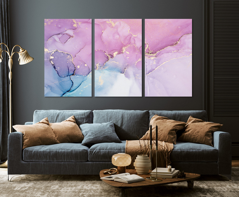 Модульная картина в гостиную / спальню  Абстракція   ART-068_3A Киев - изображение 3