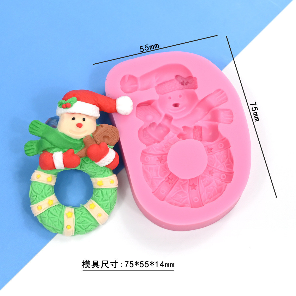 Новогодний молд 55 на 75 мм розовый Киев - изображение 2