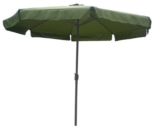 Зонт торговий антиветер Stenson MH-3838 3 м, зелений Винница - изображение 1