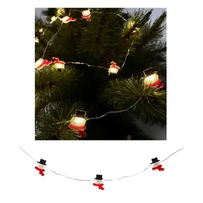 Гирлянда Chomik Струна Снеговик 2.2 м 20 LED Теплый белый (5900779880207) Вінниця