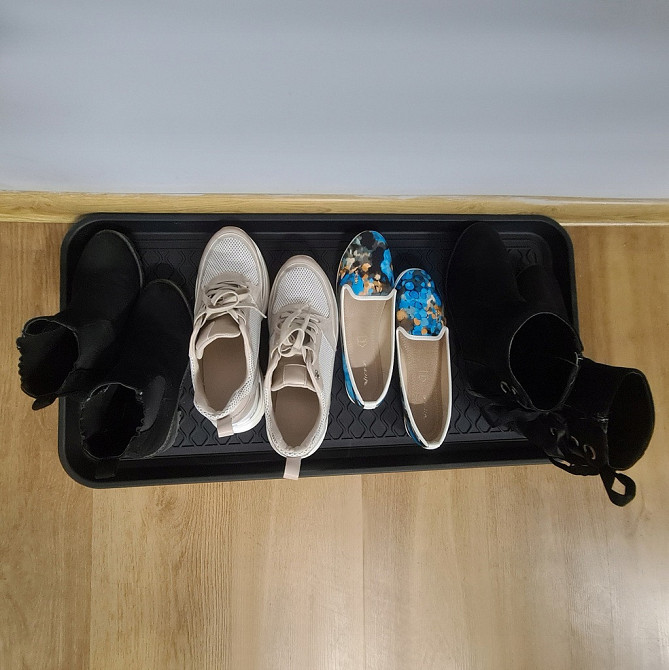 Килимок лоток для сушіння взуття до 4 пар взуття Ruhhy (19921) Чорний Нововолинськ - фото 9