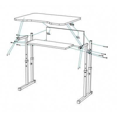 Парта зі стільцем Сектор Ніжність трансформер (Ніжність) Вінниця - фото 9