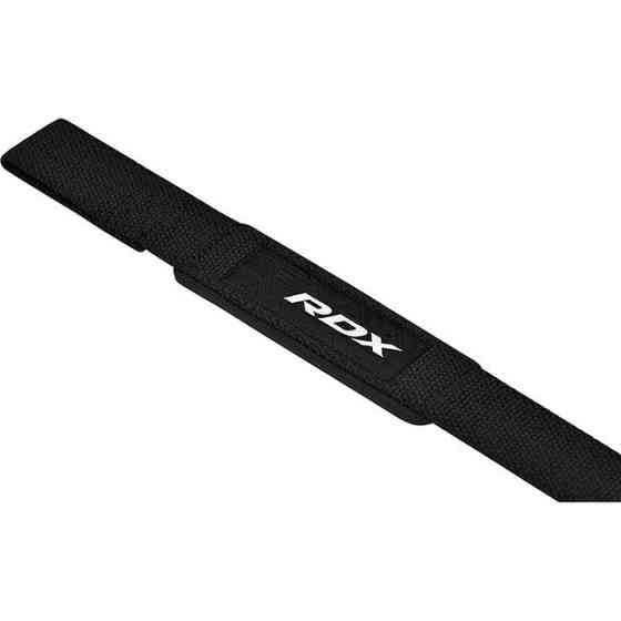Лямки для тяги RDX W1 Gym Single Strap Black Plus Каменское