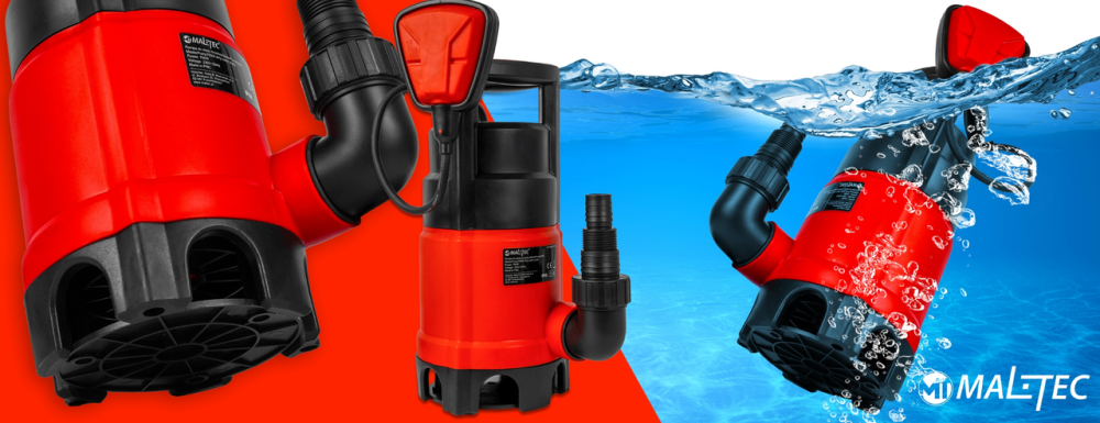Дренажний насос MalTec 750Вт 12500л/год (Польща) Київ - фото 8