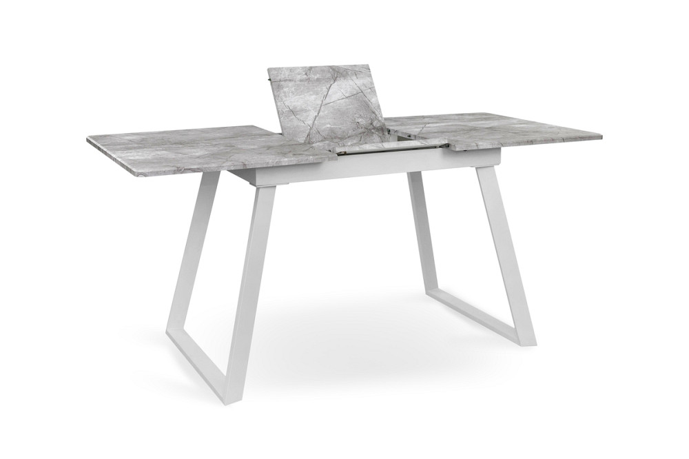 Стіл Тандем 120(+40)*75 білий метал/базальт Киев - изображение 6