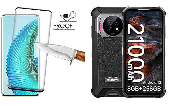 Захисне скло HyperGlass Pro для Oukitel WP19, WP19 Pro 2023 – максимальна чутливість та захист Київ