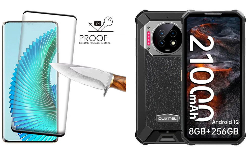 Захисне скло HyperGlass Pro для Oukitel WP19, WP19 Pro 2023 – максимальна чутливість та захист Київ - фото 1