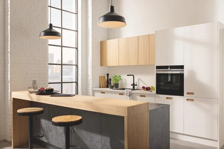 Смеситель для кухни с подключением к фильтру Grohe BLUE PURE MINTA 30590KF0 черный Киев - изображение 5