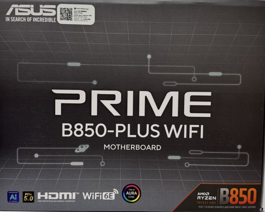 Am5 Asus Prime b850 WiFi Новая материнская плата. Киев - изображение 2