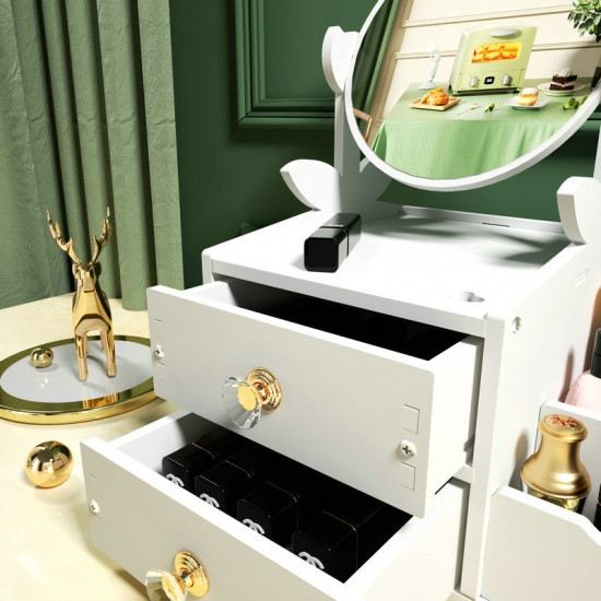 Настольный комод для косметики и украшений с зеркалом Винница - изображение 3
