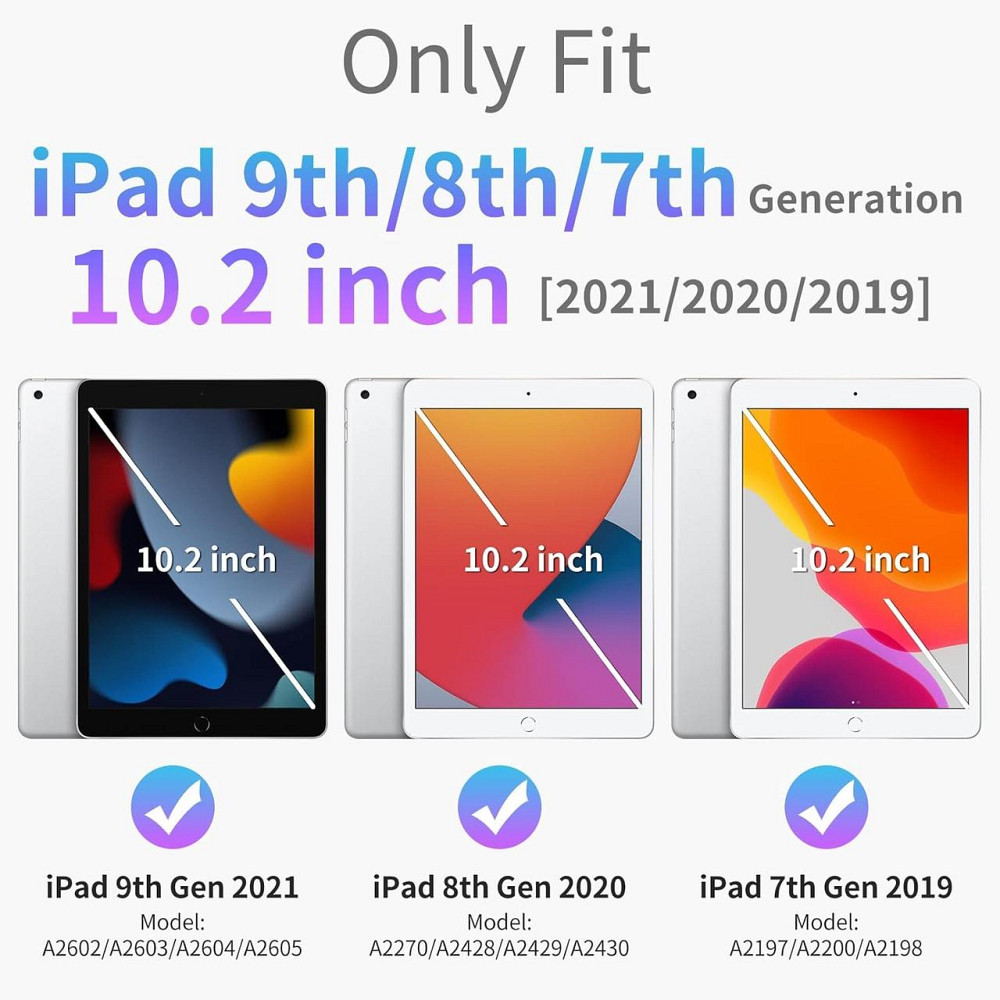 Фирменный защитный чехол-книжка DTH-PANDA для iPad 10.2