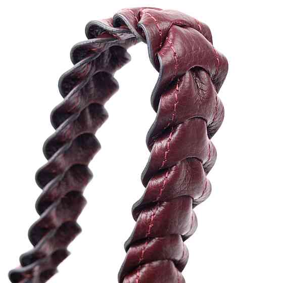 Красивая женская сумка багет кожаная Бордовый (KARYA) Киев