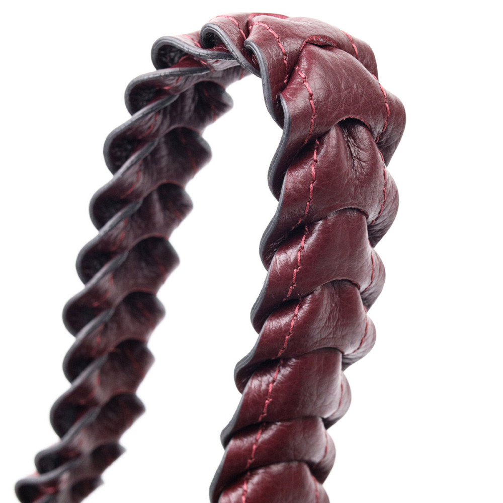 Красивая женская сумка багет кожаная Бордовый (KARYA) Киев - изображение 3