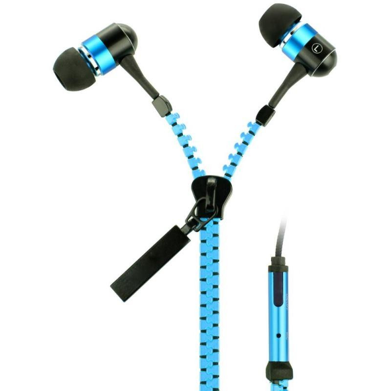 Навушники з гарнітурою "Блискавка", сині Рівне - фото 1