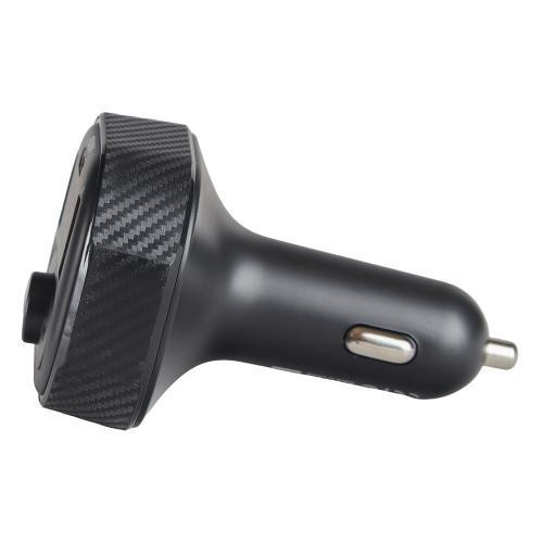 FM модулятор VOIN W-3386 з Bluetooth 5.0, 2 USB 4.8A, Type C, Hands free, вольтметр, 12-24В Харків - фото 3