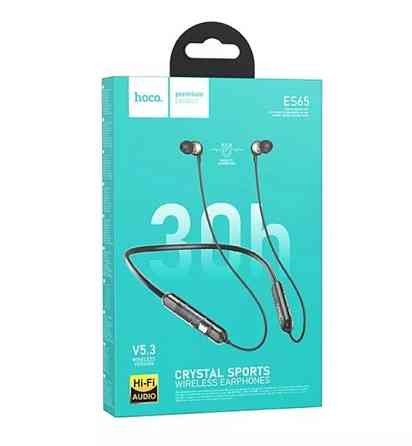 Навушники бездротові Bluetooth HOCO ES65, чорні Вінниця