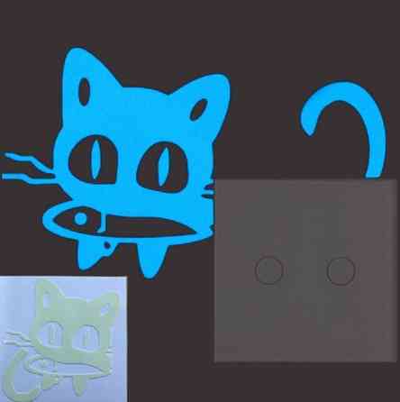 На вимикач наклейки "Кіт" Київ