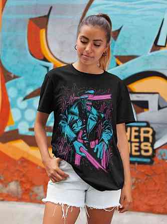 Футболка для мальчика аниме Человек-бензопила оверсайз (рост от 165 до 180 ) Черний AnimeJ0804m Днепр