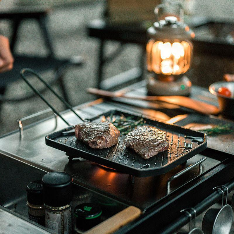 Сковорода-гриль зі складаною ручкою Naturehike CNK2300CJ016, алюміній Рівне - фото 10