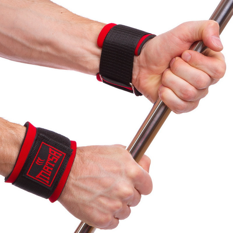 Напульсник для станової тяги MATSA MA-0670 Вишневе - фото 7