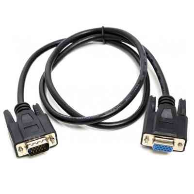 Кабель мультимедійний VGA M to VGA F 1.0m PowerPlant (CA911967) Вінниця