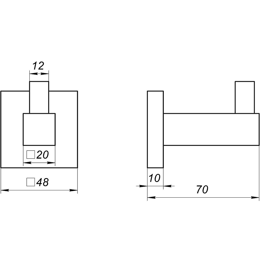 Гачок одинарний Globus Lux SQ9411 Луцк - изображение 3