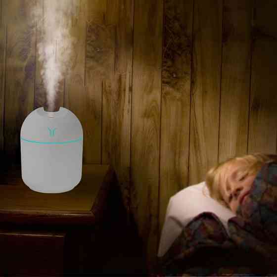 Портативний ультразвуковий зволожувач повітря з нічником Київ