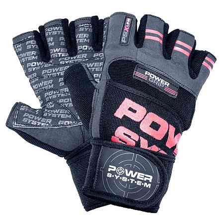 Рукавички для фітнесу Power System PS-2800 Power Grip Red M Каменское