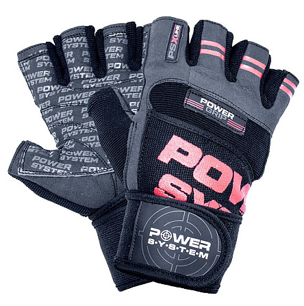 Рукавички для фітнесу Power System PS-2800 Power Grip Red M Каменское - изображение 1