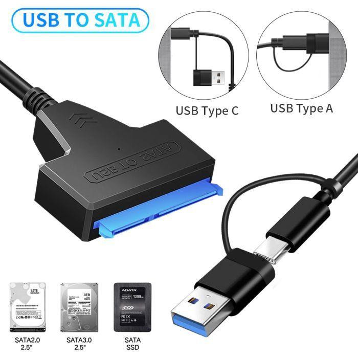 Адаптер USB 3.0/Type-C для SSD та HDD 2.5" Київ - фото 1