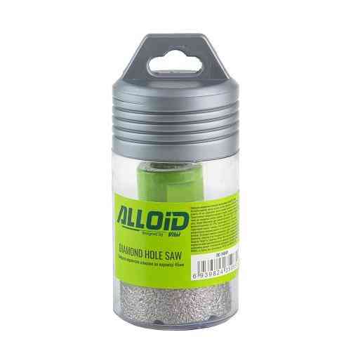 Свердло корончате алмазне по кераміці 45мм, для КШМ М14х2мм Alloid Одеса