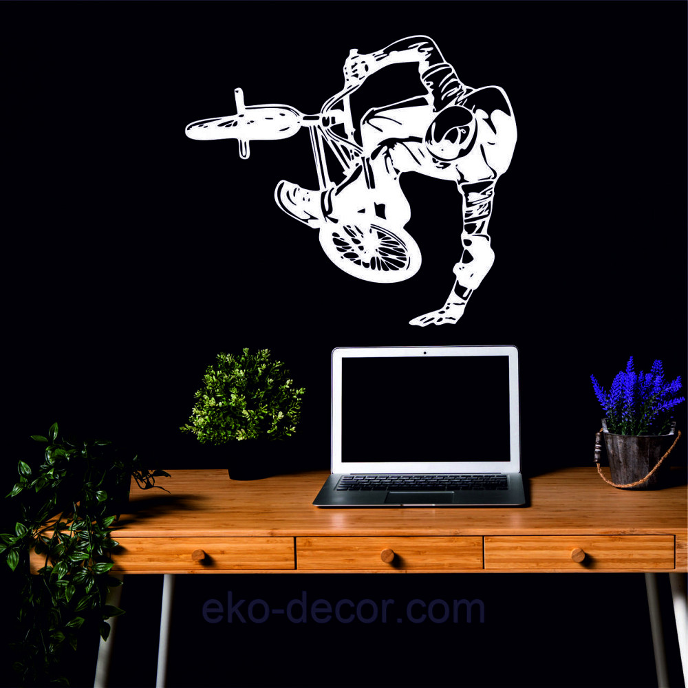 Декоративне настінне Панно «Велофрістайл», Декор на стіну Київ - фото 4