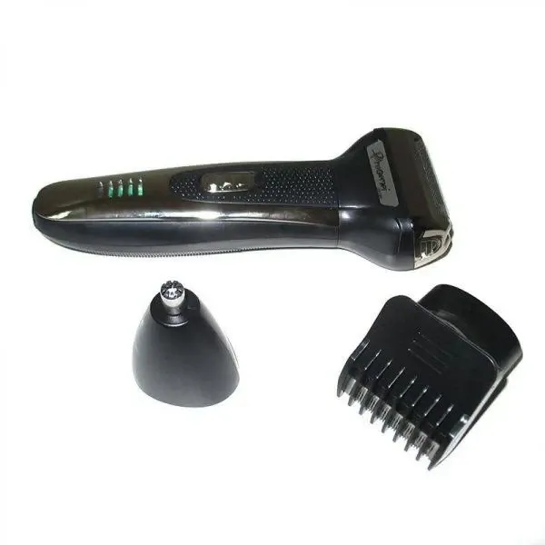 Набор для стрижки GEEMY GM-598 3в1 (машинка, бритва, триммер) 4 насадки для длины, 2 насадки триммера Одесса - изображение 7