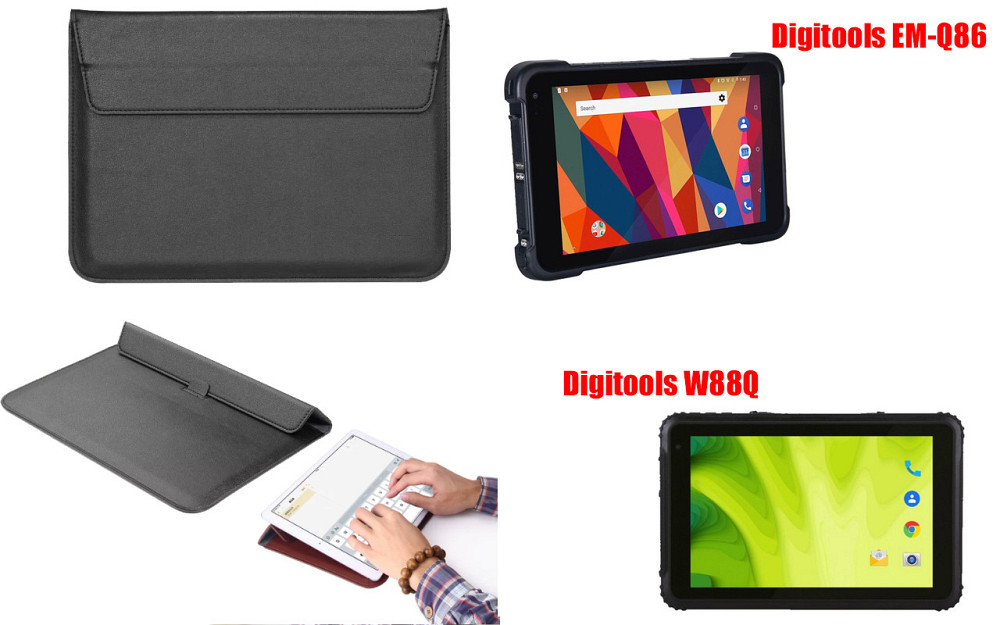 Чохол-конверт VitoCase для Digitools EM-Q86, W88Q, з функцією підставки для планшета Чорний Київ - фото 1