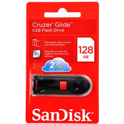 USB флеш накопитель SanDisk 128Gb Cruzer Glide (SDCZ60-128G-B35) Винница - изображение 3