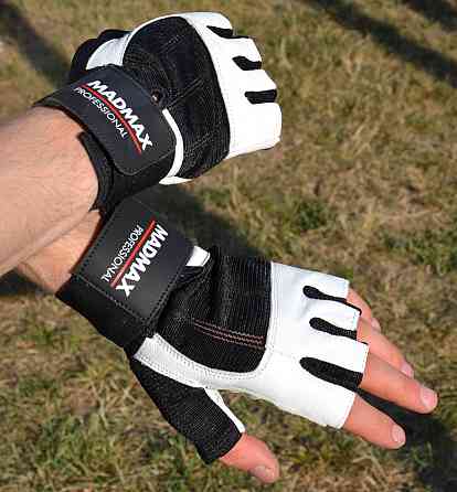 Рукавички для фітнесу MadMax MFG-269 Professional White XXL Луцк
