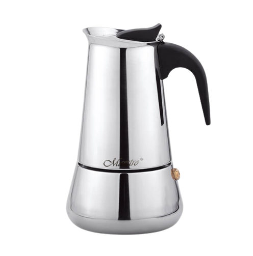 Кавоварка гейзерна 100мл (2 порції) нержавіюча сталь MR-1660-2 Maestro Житомир - изображение 1