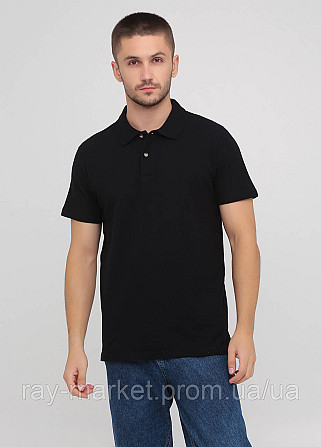 Поло базове Stedman Polo чоловіче чорне (ST3000-BLO) XXL Київ - фото 1
