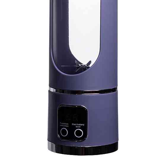 Портативний блендер для смузі 450 мл, USB, сірий Київ