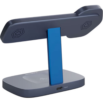 Зарядное устройство Canyon wireless charger HEXAGON WCS-310 3in1 DarkGrey/Blue (CNS-WCS310DGBL) Винница - изображение 3