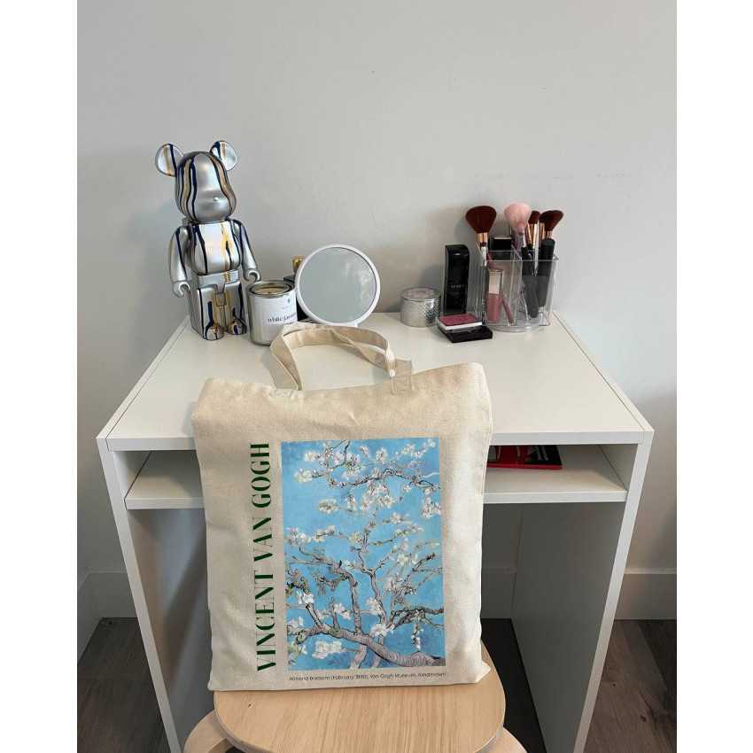 Екошопер BookOpt BK4098 Vincent Van Gogh Almond Blossom бежевий Киев - изображение 10