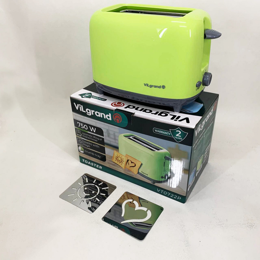 Тостерница для поджаривания хлеба VILGRAND, Кухонный тостер для тостов Тостер 2 штук хлеба QX-21 Львов - изображение 10