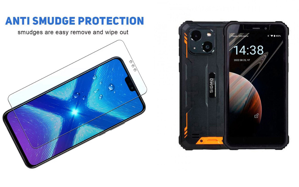 Захисне скло NeoGlass для Sigma mobile X-treme PQ18, PQ18 MAX – надпрозоре та стійке Київ - фото 3