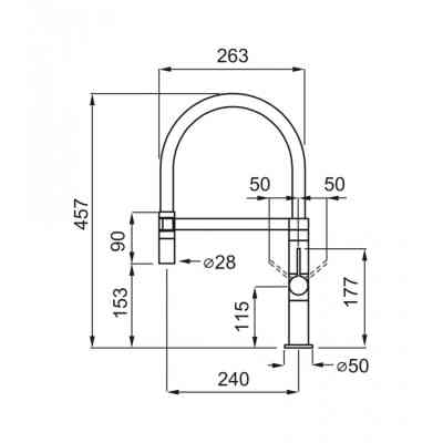 Змішувач Elleci WAVE BK Вінниця