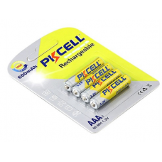 Аккумулятор PKCELL 1.2V AAA 600mAh NiMH Rechargeable Battery, 4 штуки в блистере цена за блистер Полтава - изображение 1