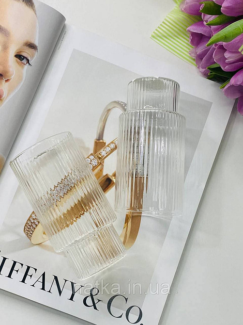 Склянка  "Босфор" 400 мл 102-493 прозора фігурна для дому та ресторану Київ - фото 2