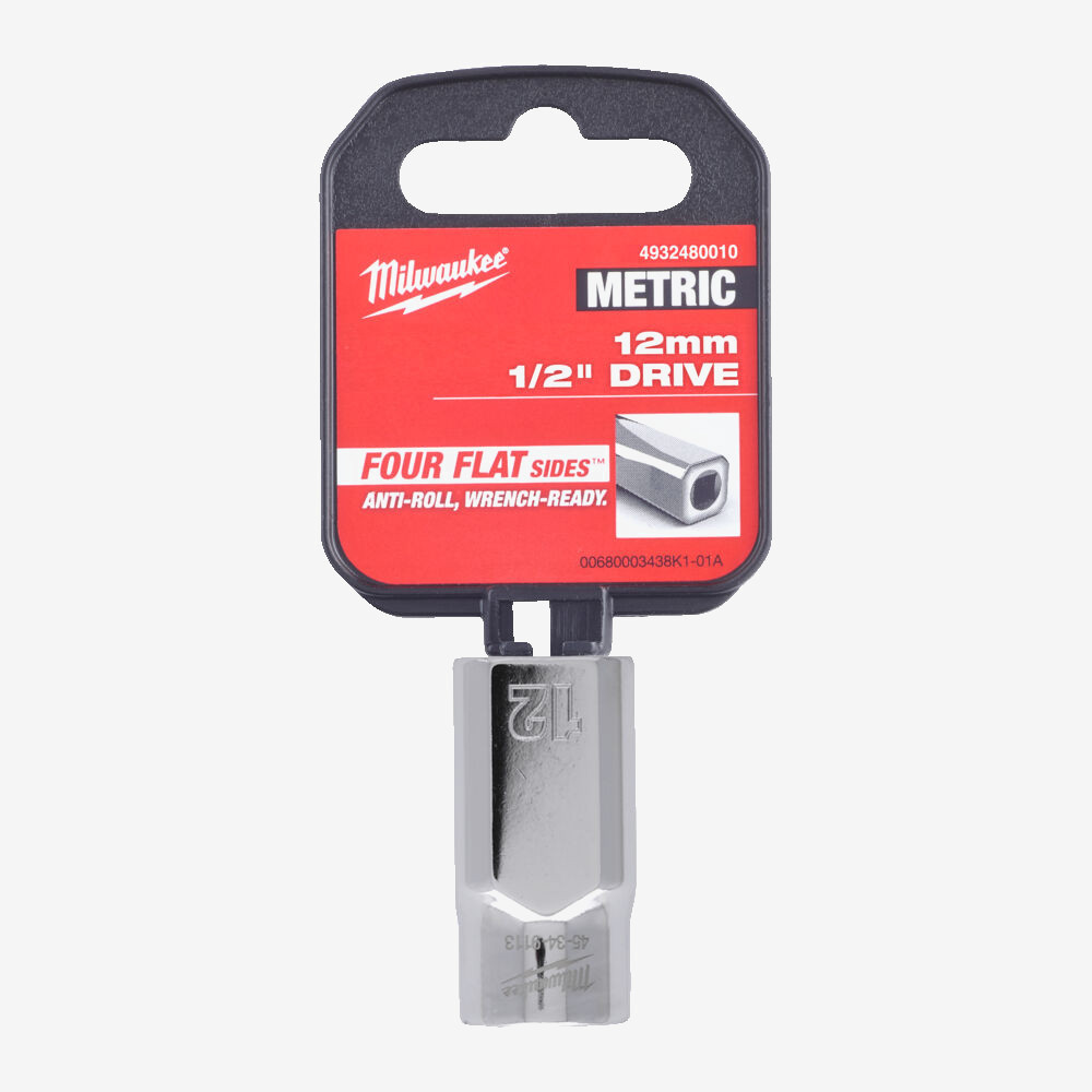 Головка хромированная метрическая 1/2'' MILWAUKEE, 12мм Одесса - изображение 2