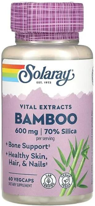Бамбук экстракт стебля Solaray Bamboo  300 мг 60 капс Киев - изображение 1